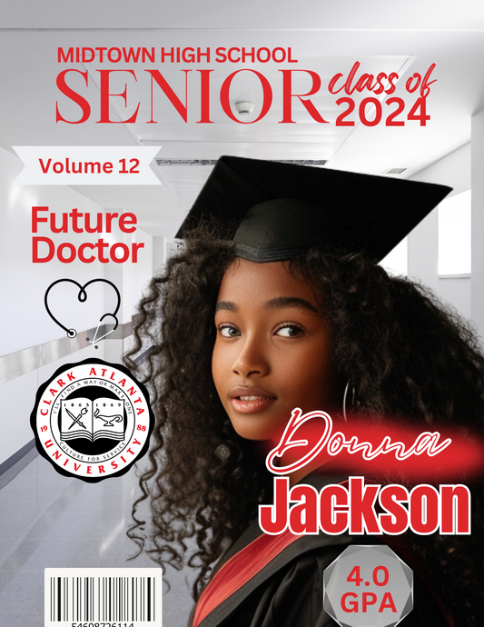 Graduation Magazine Editable Design