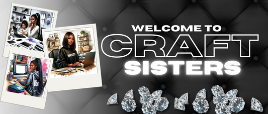 Crafting Sisters Bling 2 Editable Digital Banner