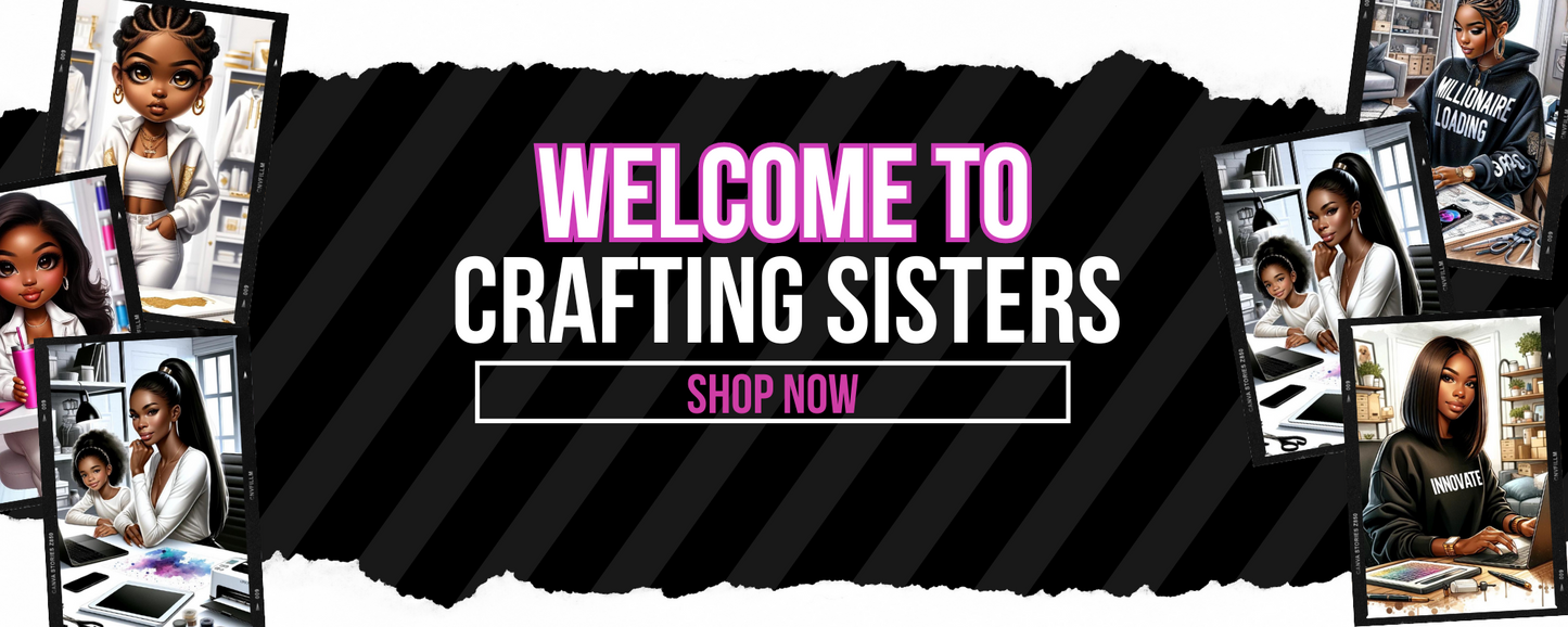 Crafting Sisters 2 Editable Digital Banner