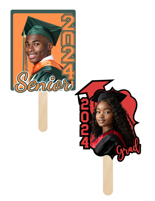 Editable Graduation Fans